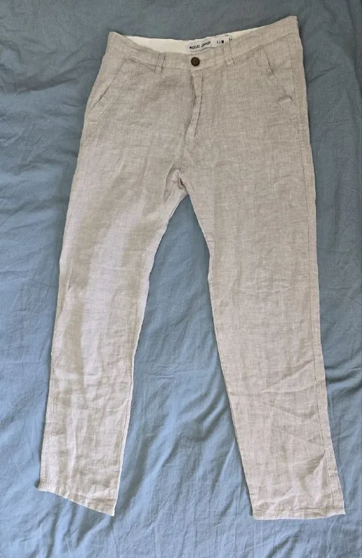 Льняные брюки Denim & Co