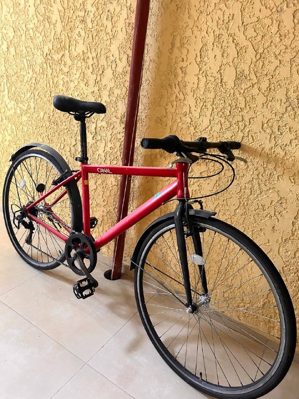 Красный велосипед Canal 4