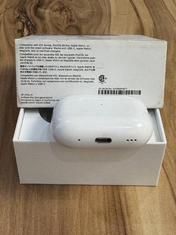 Apple AirPods Pro 1, кейс Apple AirPods Pro 2 4