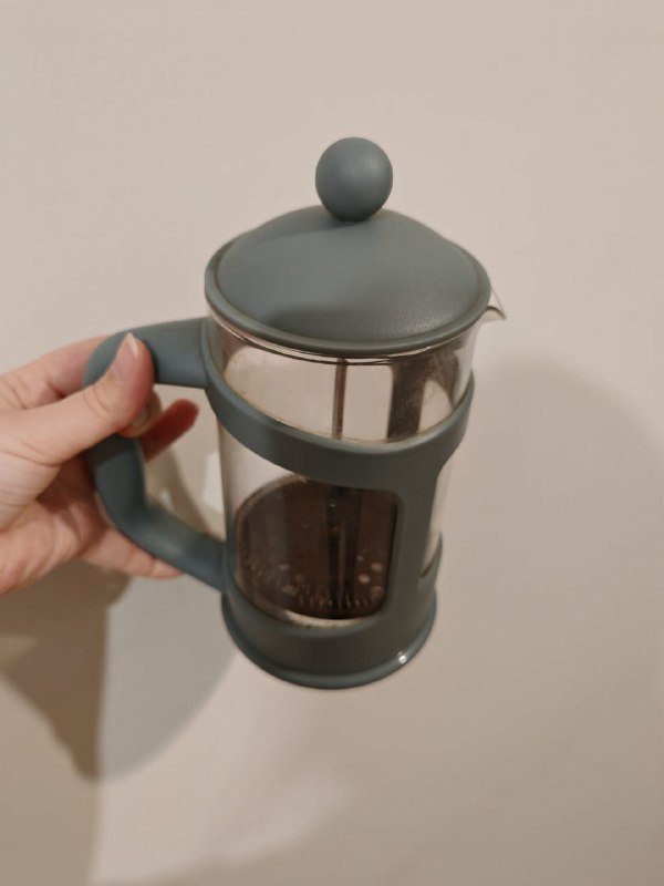 Френч пресс, кружки, тарелка, чайник стеклянные