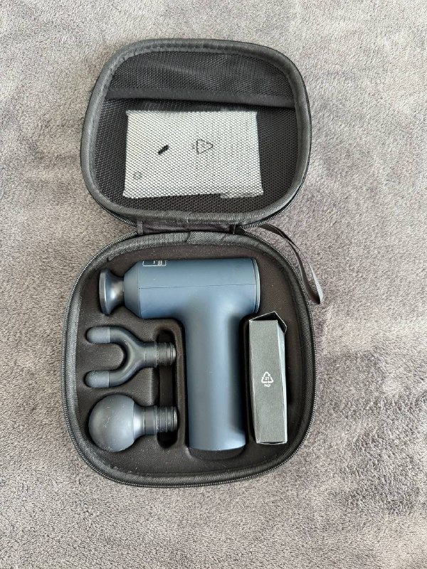 Ударный массажер Xiaomi gun mini с насадками 3