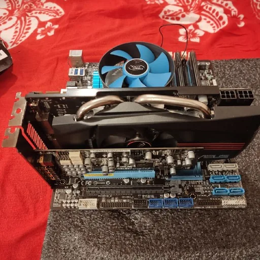 Материнская плата ASUS, Intel Core i3, GTX 560, Xonar D1