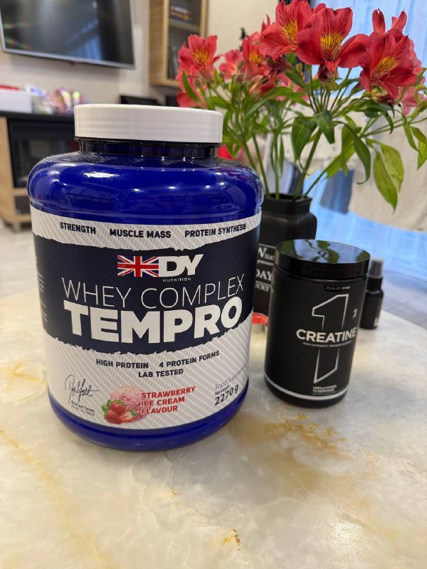 Протеин Whey Complex Tempro, Креатин 1 Pure