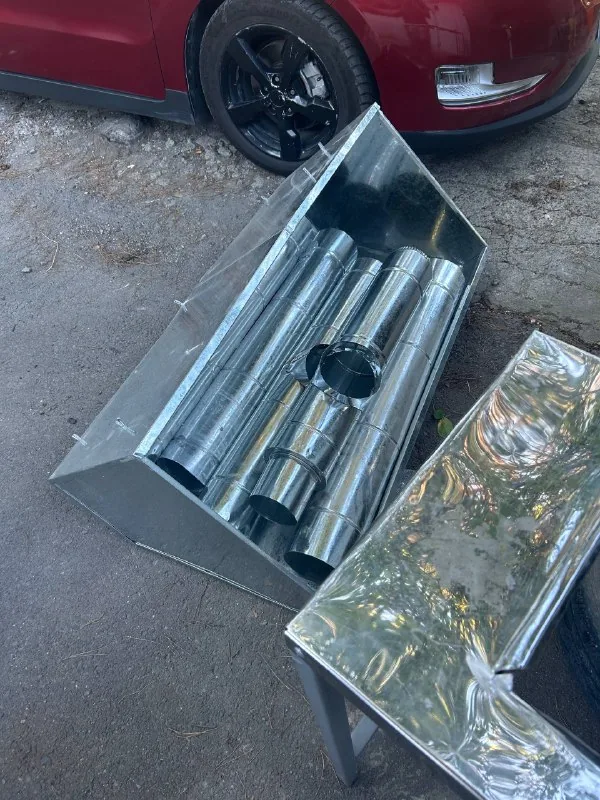 Вытяжка, стол из нержавейки 1