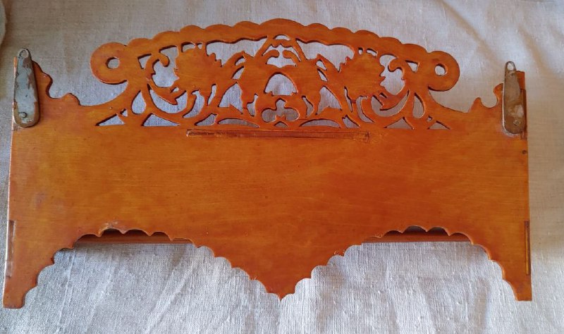 Винтажная полочка резная, ручная работа 5