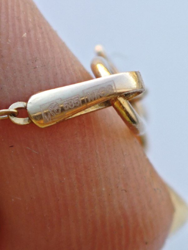 Золотые кольца, цепочка, кулон, серьги 4