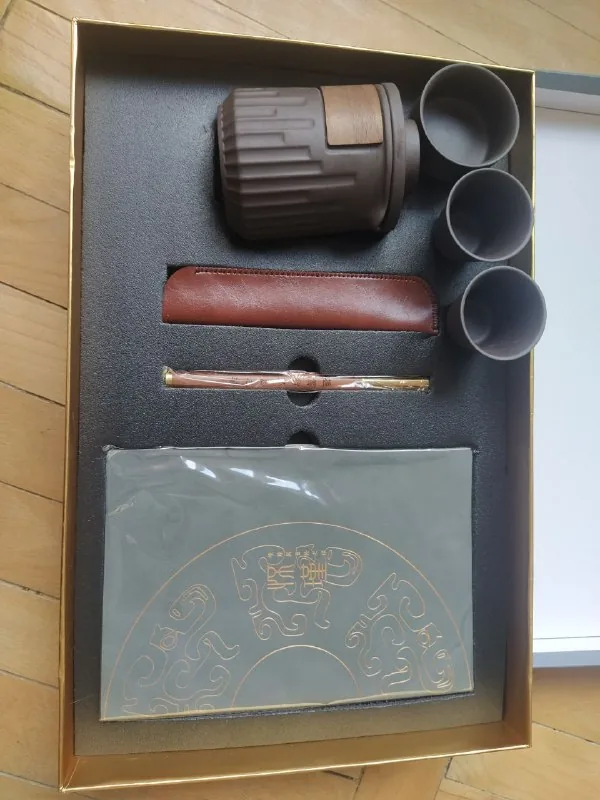 Подарочный набор для чая, блокнот, ручка 1