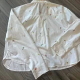 Желтая блуза, белая cropped shirt 4