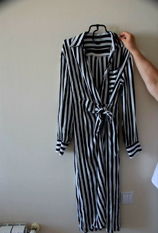 Платье waikiki, платье в горошек, куртка с бахрамой