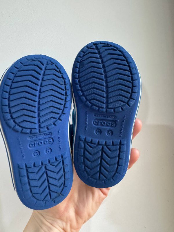 Детские синие туфли Crocs размер 20-21 3