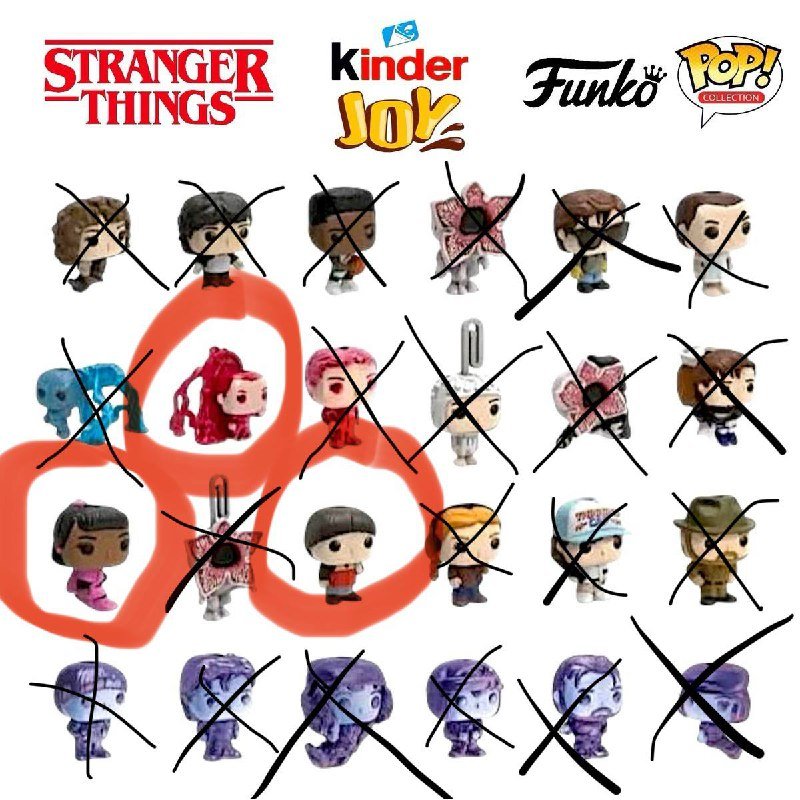 Фигурки Kinder Stranger Things 2