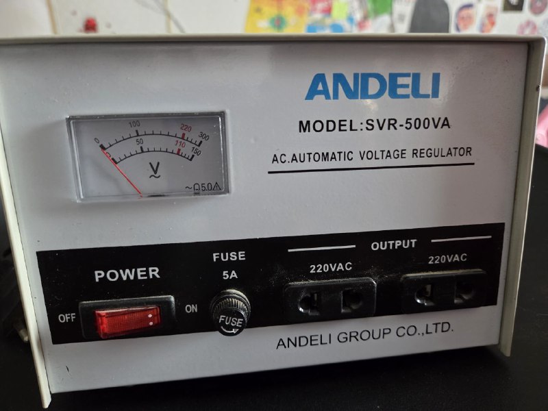 Стабилизатор напряжения ANDELI SVR-500VA