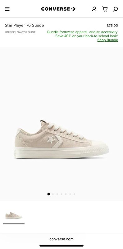 Новые кеды Converse Star Player 76 Ox 4
