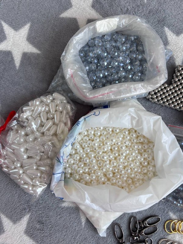 Набор для рукоделия из бусин и фурнитуры, комплект 925 проба 2