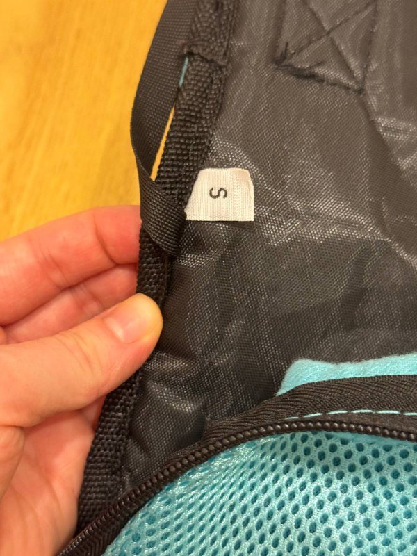 Рюкзак-переноска для собак 2-3 кг голубой размер S 3