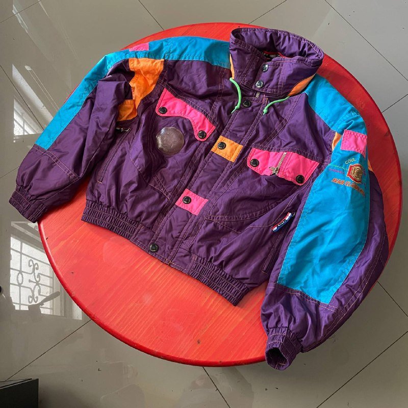 Японский винтажный бомбер Jean Claude Killy Ski Couleur Feutre