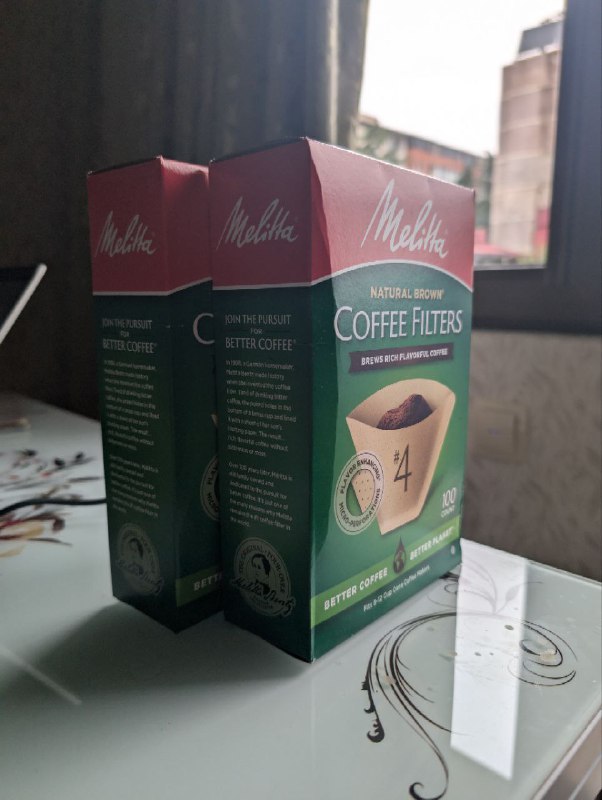 Фильтры Melitta для кофе 2 пачки по 100 шт
