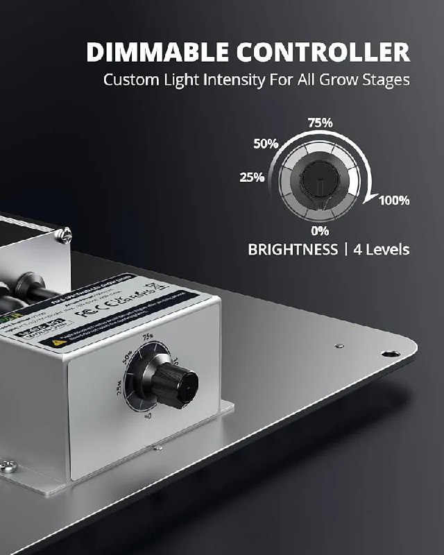 Гроубокс Probox Basic, лампа VIPAR Full spectrum LED 100w, вентиляторы, удобрения, измеритель 2