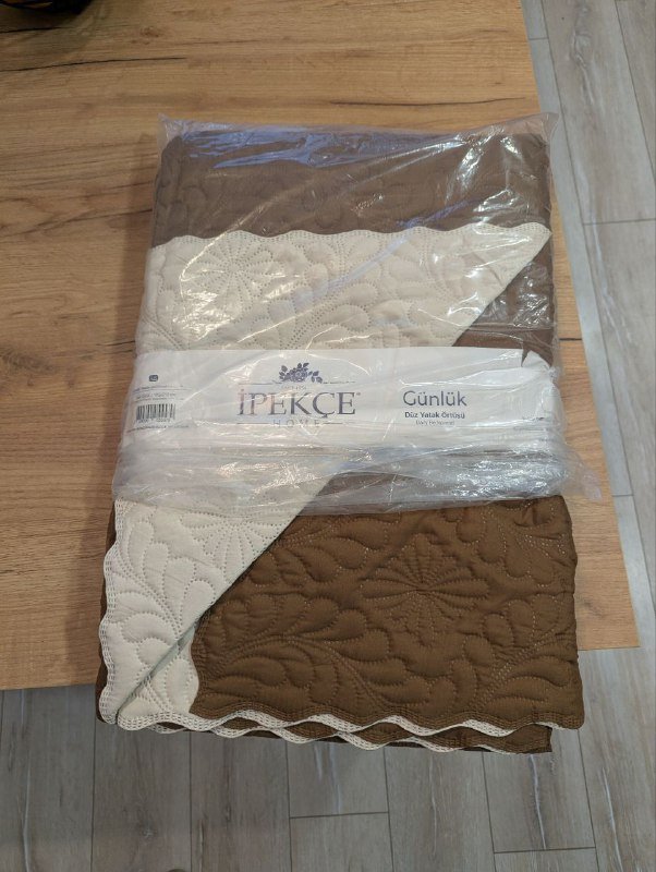 Коричневое и бежевое покрывала турецкие 2