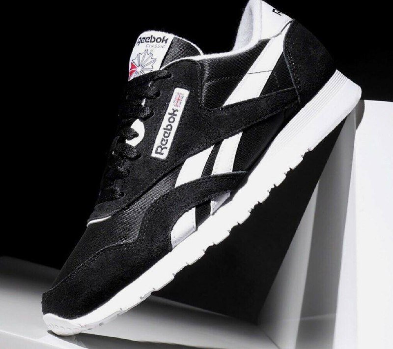 Классические черные кроссовки Reebok Classic Nylon
