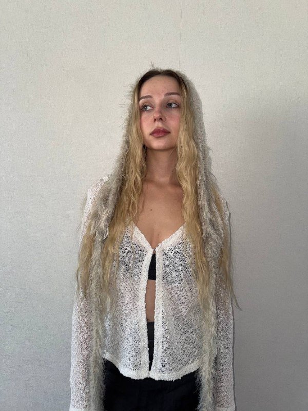 Косынка со съемными ушками и металлическими кольцами