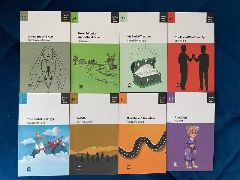 Серия книг для изучения английского языка, 8 книг