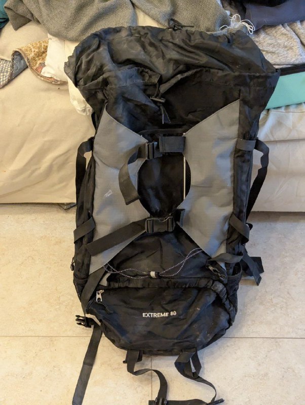 Палатка каркасная однослойная, Рюкзак походный 80 литров, Термобелье RedFox, Портативная горелка MSR PocketRocket 2 2