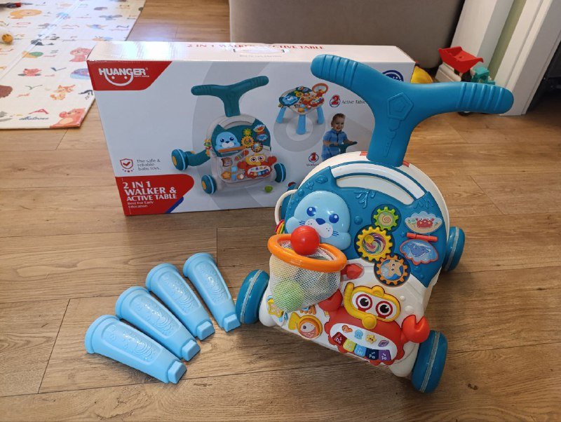 Ходунки-каталка Caretero Spark 2 в 1 3