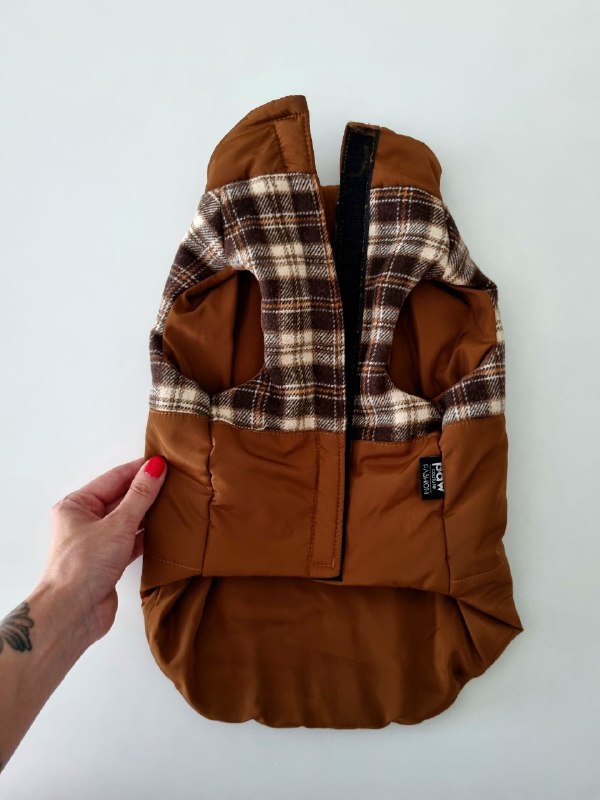 стильный теплый непромокаемый пуховик для собаки 2