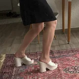 Женские мюли на платформе Topshop 5