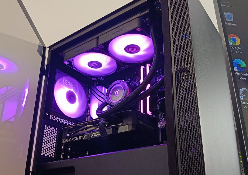 Два готовых ПК AMD Ryzen, ASUS, RTX5060, RTX 2070