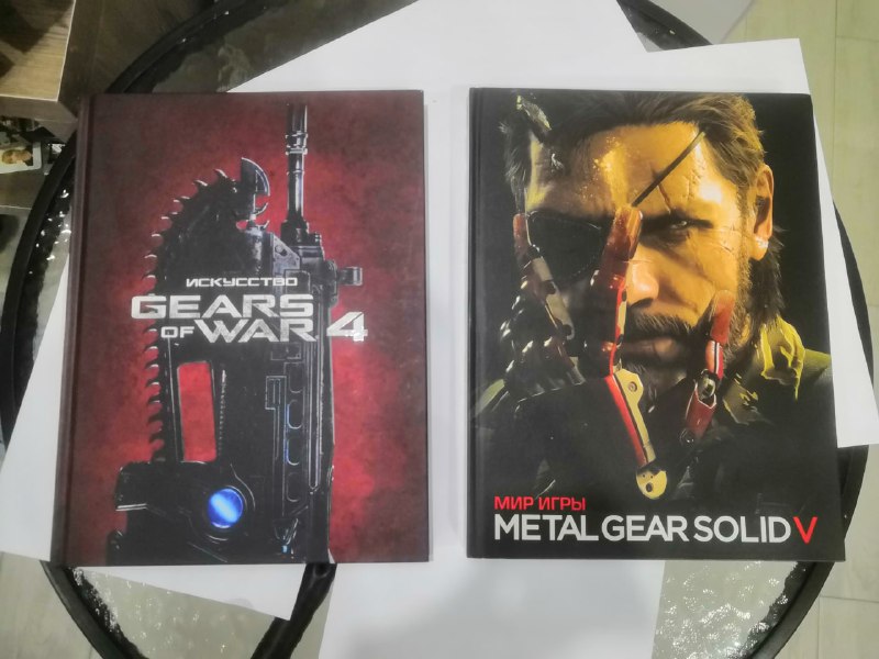 Артбуки игр Metal Gear Solid, Gears of War 4, Mafia 3, Watch Dogs, Halo 3, Duke Nukem, Снайпер 2