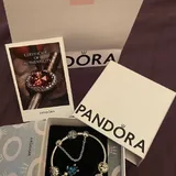Браслет Pandora с шармами 19 размера 1