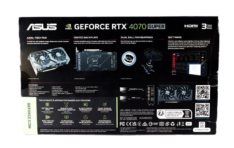 Видеокарта Asus RTX 4070 Super 2