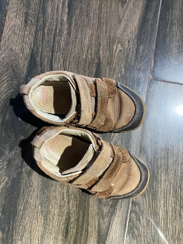 Кожаные кроссовки 23р 2