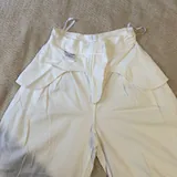 Белые летние широкие брюки Selfmade XS 4
