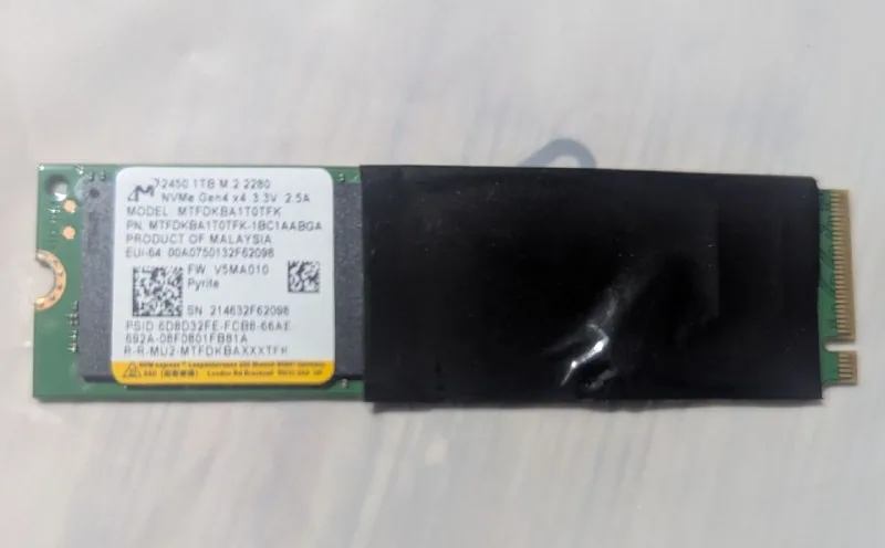 SSD M.2 NVMe 1 ТБ Micron 1