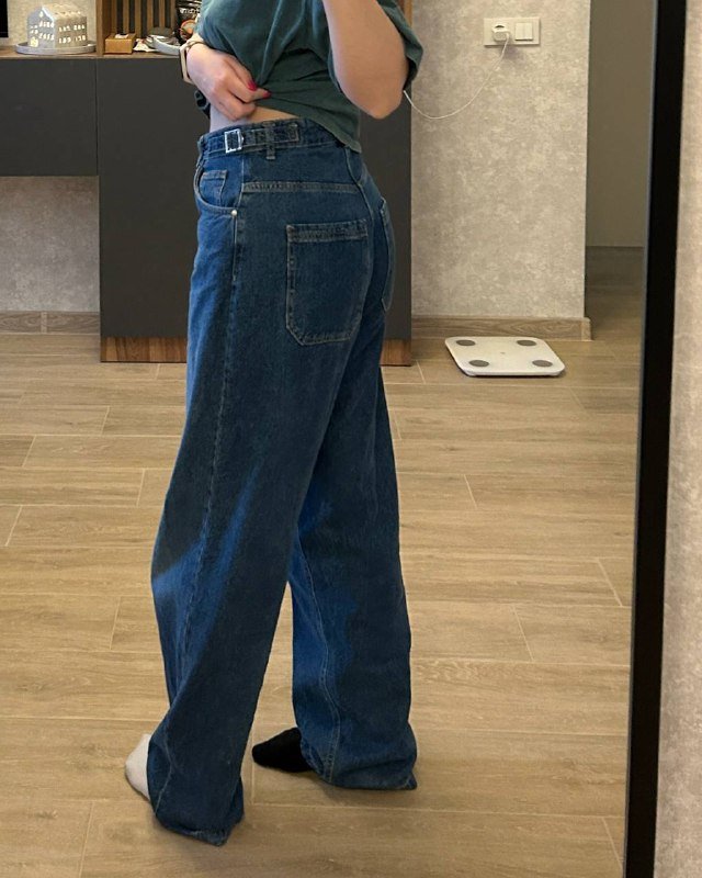 широкие джинсы defacto, легкие штаны 3