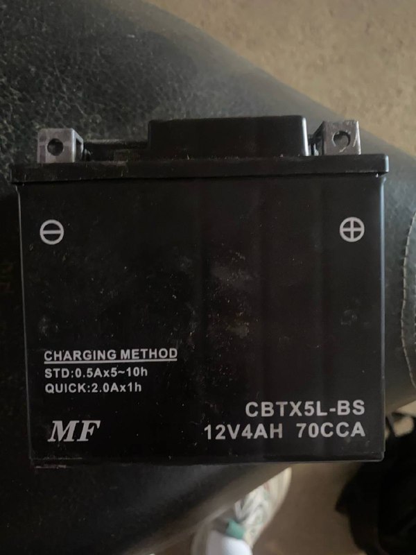 Новый аккумулятор CBTX5L-BS 12V4AH 70CCA