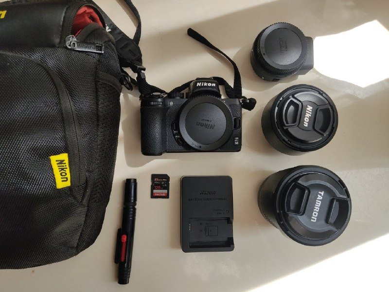 беззеркальный фотоаппарат Nikon Z50, объективы Nikon и Tamron