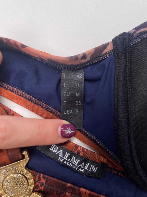 Купальник Balmain оригинал размер S M 5