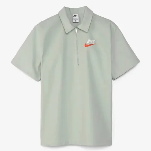 Nike half zip оверсайз поло