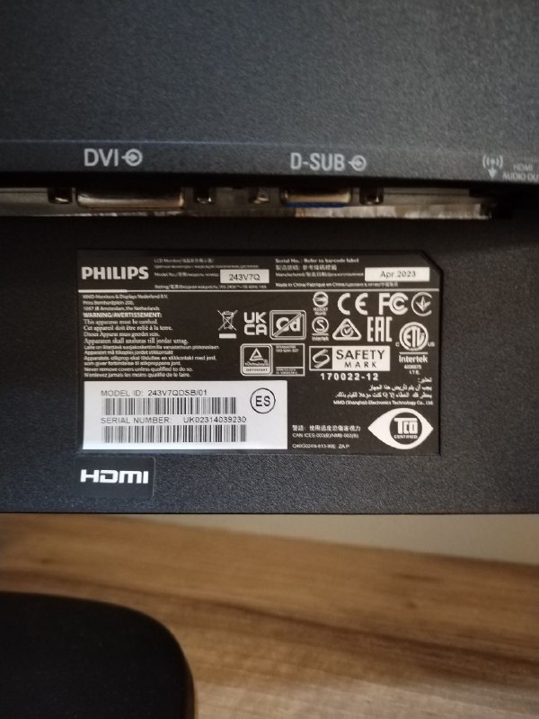 Мониторы Acer V247Y и Philips 243V7QDSB/01 2