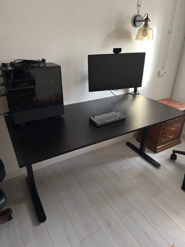 Стол STAUNING 80x160 black