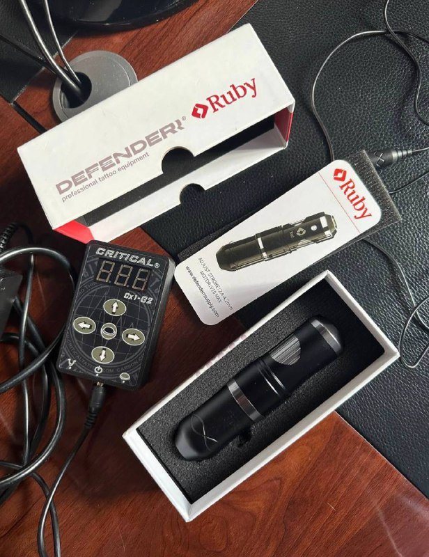 Тату аппарат с блоком питания