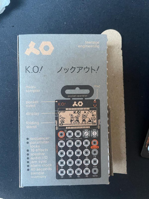 Сэмплер teenage engineering po-33 k.o 2