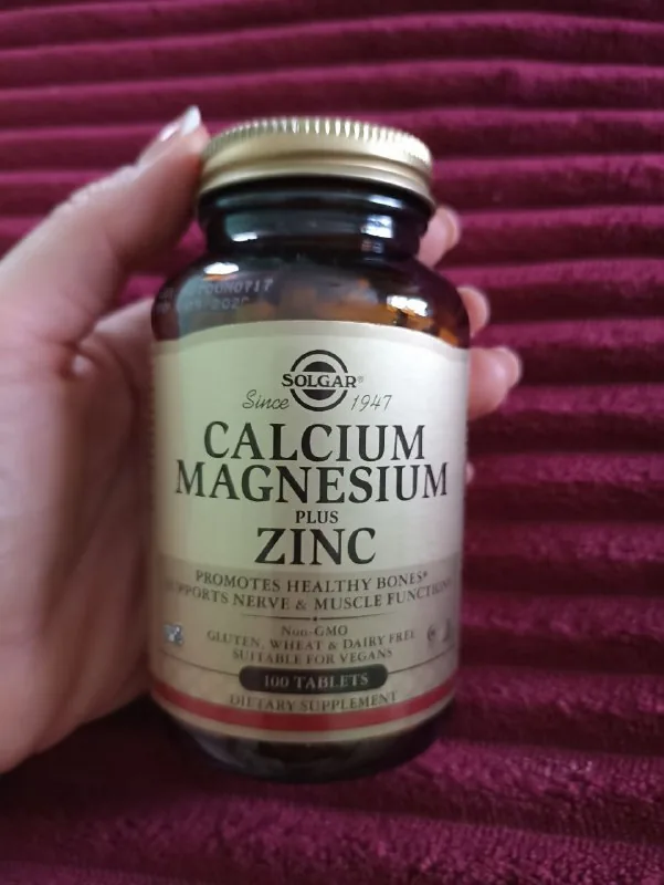 Витамины Solgar Calcium Magnesium plus Zinc 1