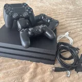 PS4 Pro, 1TB, 4 джойстика, зарядная док-станция 1