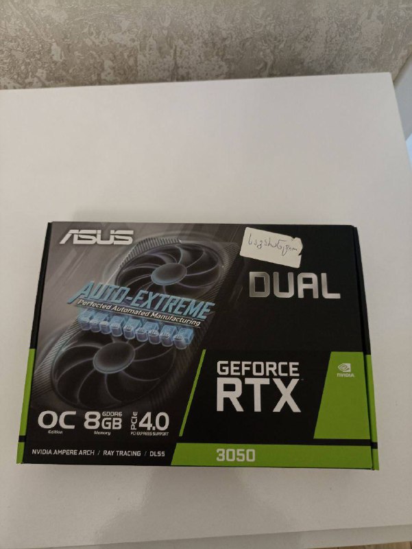 Видеокарта RTX 3050