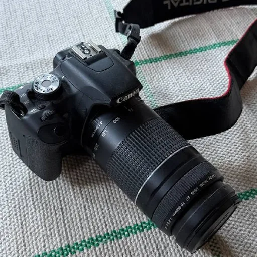 Canon EOS 450D с объективом Canon EF 75–300mm